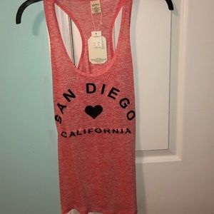 Pink San Diego, CA Tank Top